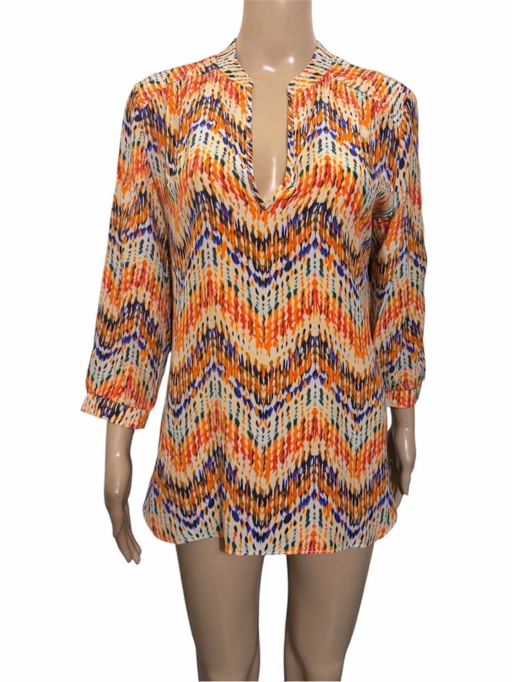 Amanda uprichard colorful silk blouse - Picture 4 of 7